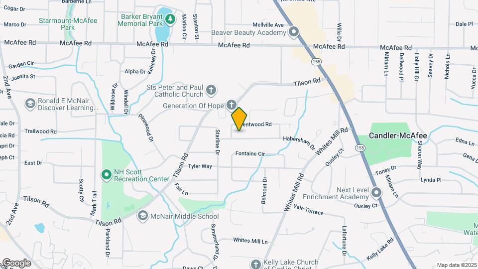 2474 Habersham Dr Map and Location Details