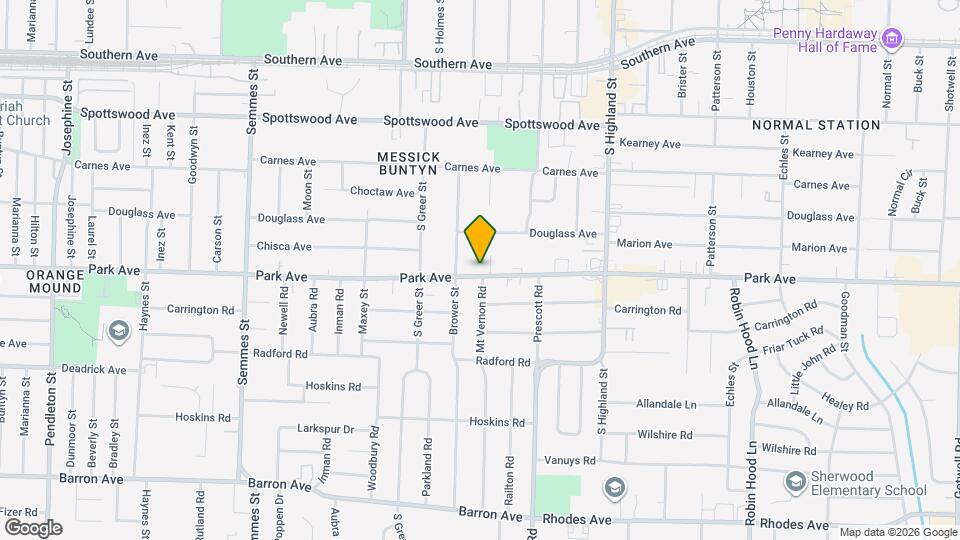 3336 Park Ave Map and Location Details