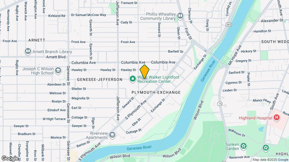 213 Flint St Map and Location Details