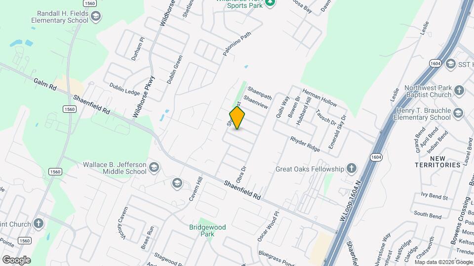 10711 N Shaenridge Mapa y Detalles de la Ubicación