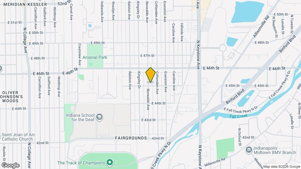4501 Norwaldo Ave Map and Location Details
