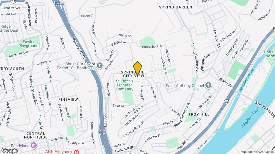 1135 Buente St Map and Location Details