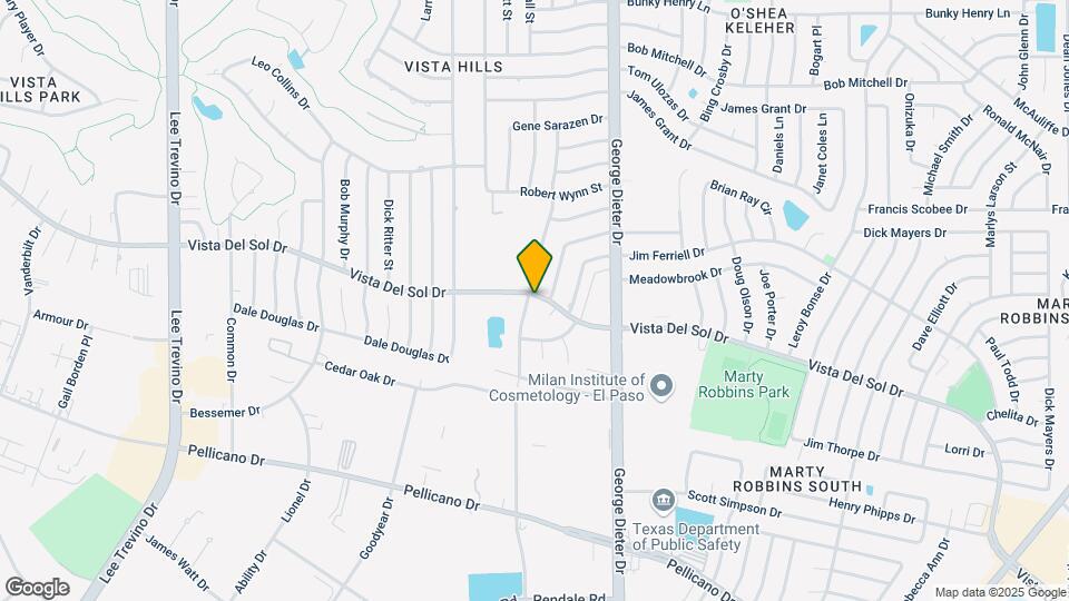 1598 Billie Marie Dr Map and Location Details