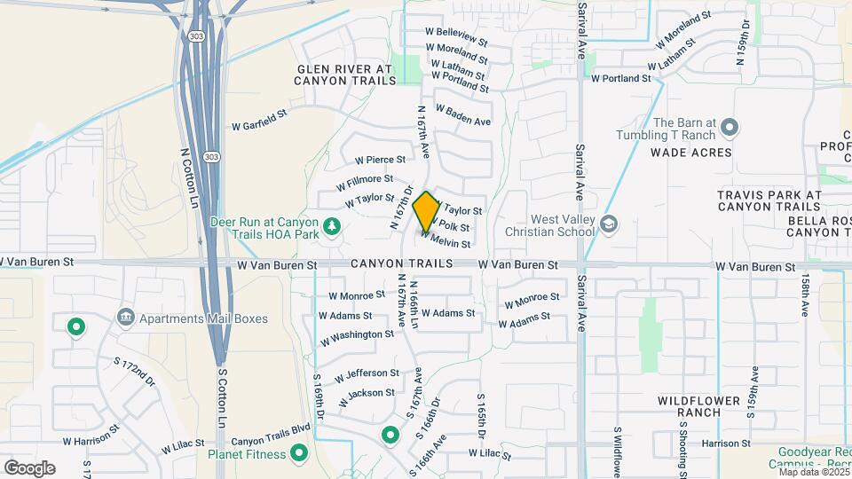 16655 W Melvin St Map and Location Details