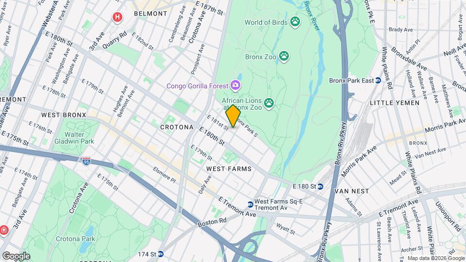 2133 Daly Ave Map and Location Details