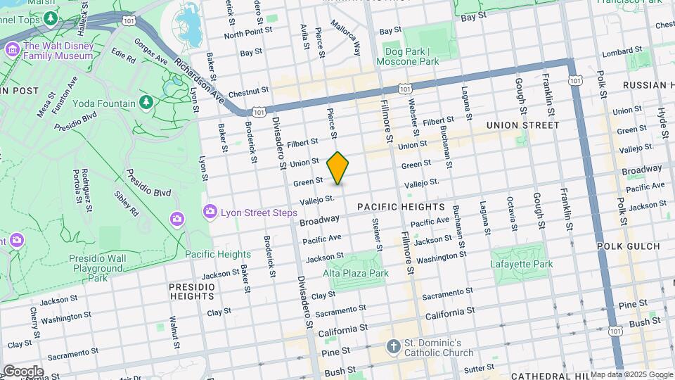 2721 Pierce St Map and Location Details