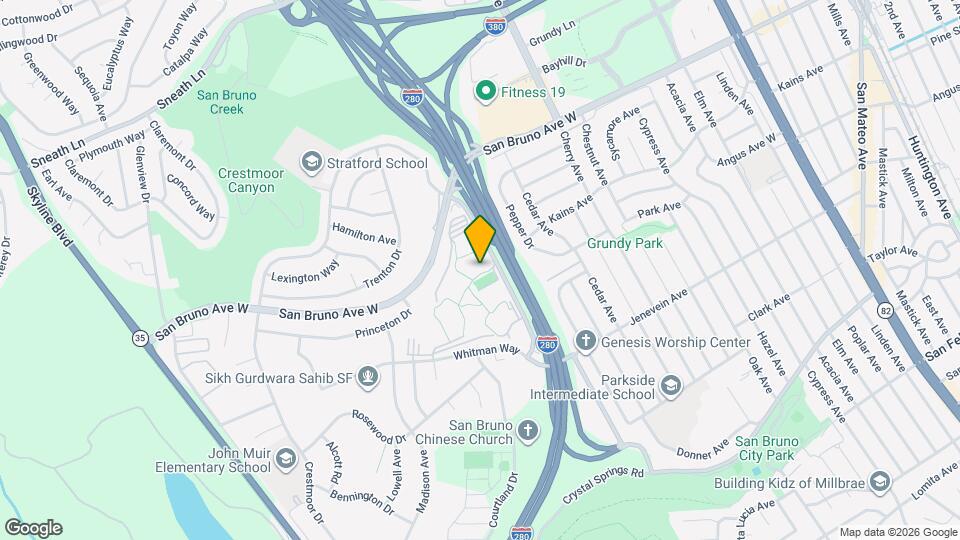 2206 Shelter Creek Ln Mapa y Detalles de la Ubicación