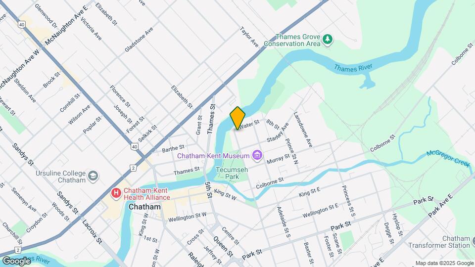 135 William St N Map and Location Details