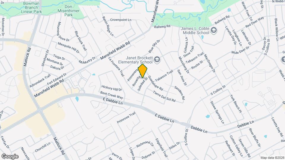 623 Soledad Rd Map and Location Details