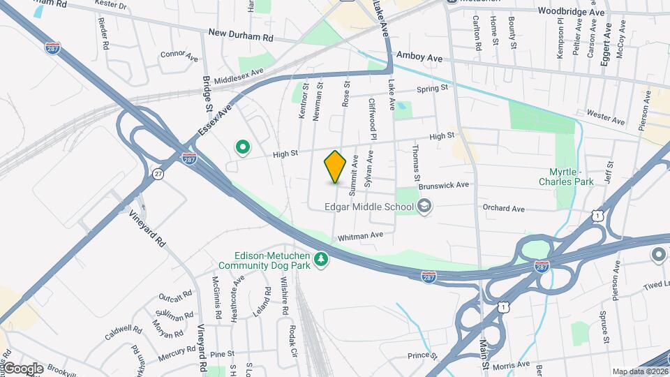 215 Rose St Map and Location Details