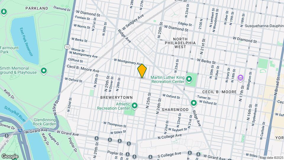 2550 Cecil B. Moore Ave Map and Location Details