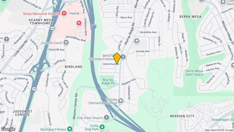2609 Elyssee St Map and Location Details