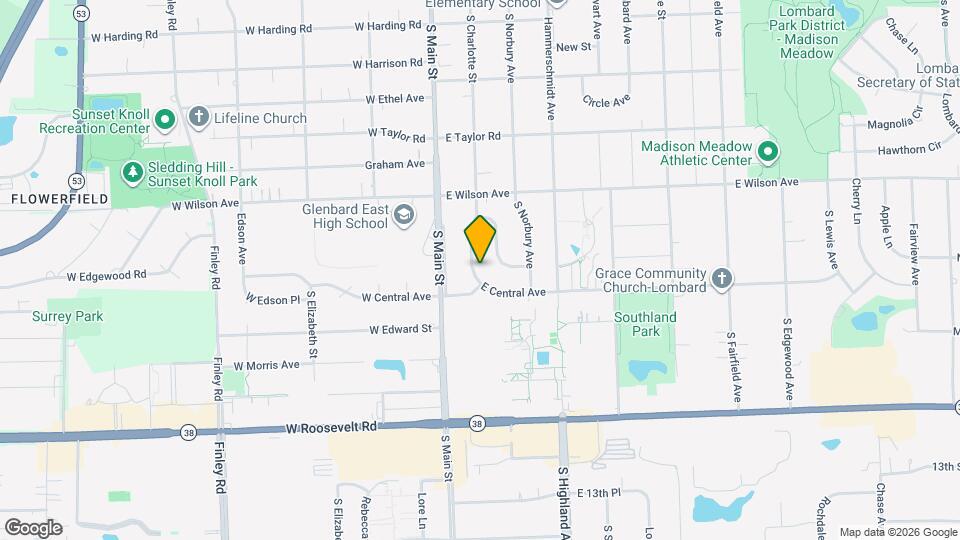 1049 S Charlotte St Map and Location Details