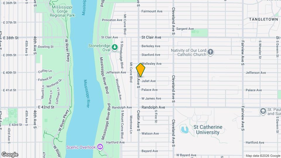 2175 Juliet Ave Map and Location Details