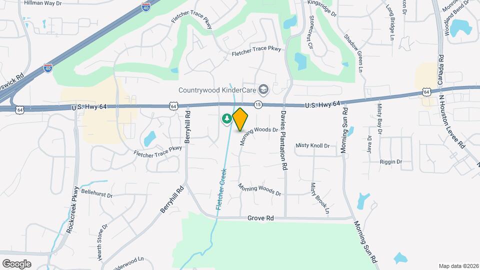 2805 Morning Woods Dr Map and Location Details