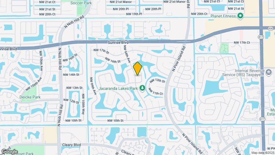 1360 NW 94th Ave Map and Location Details