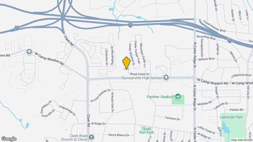 6923 Rolling Creek Ln Map and Location Details