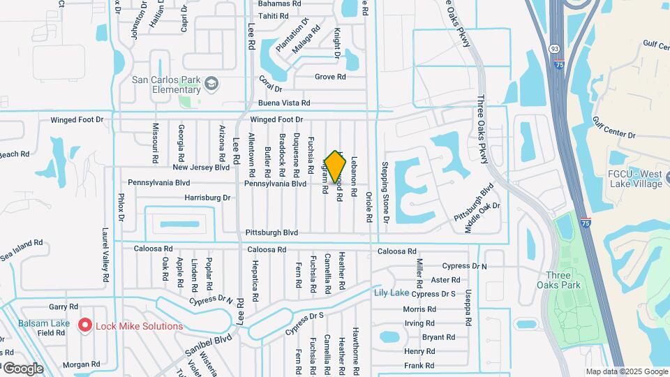 8440 Pennsylvania Blvd Map and Location Details