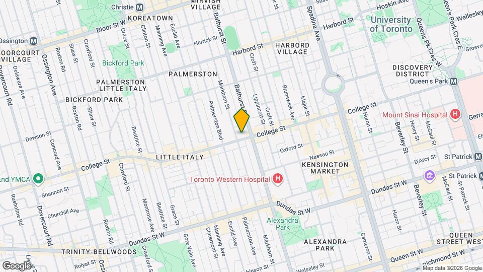 464 College St Map and Location Details