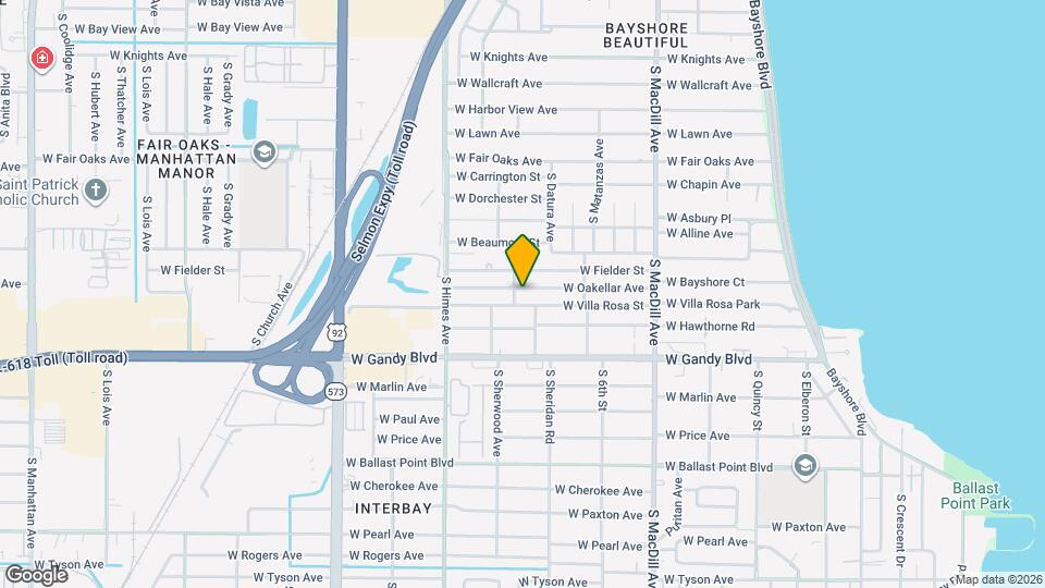 3232 W Oakellar Ave Map and Location Details