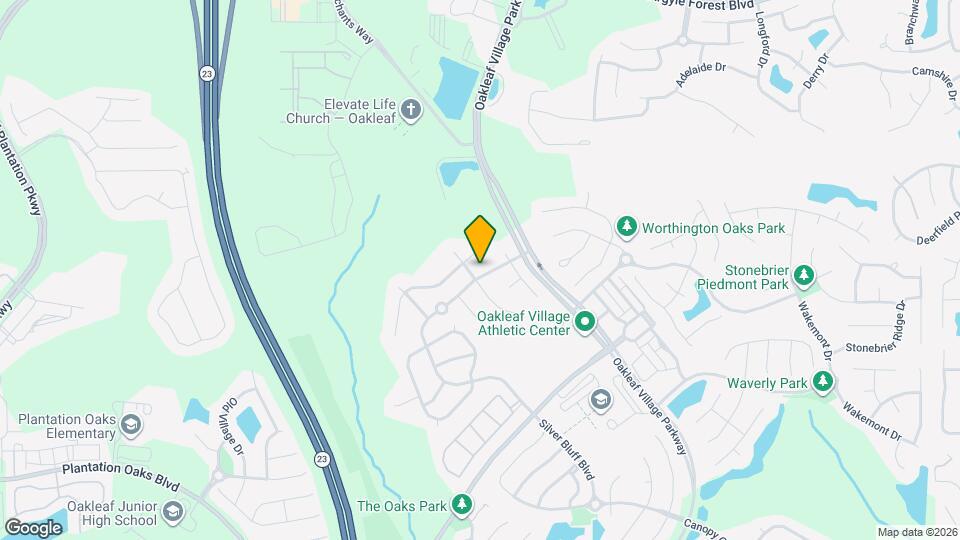 3532 Silver Bluff Blvd Map and Location Details