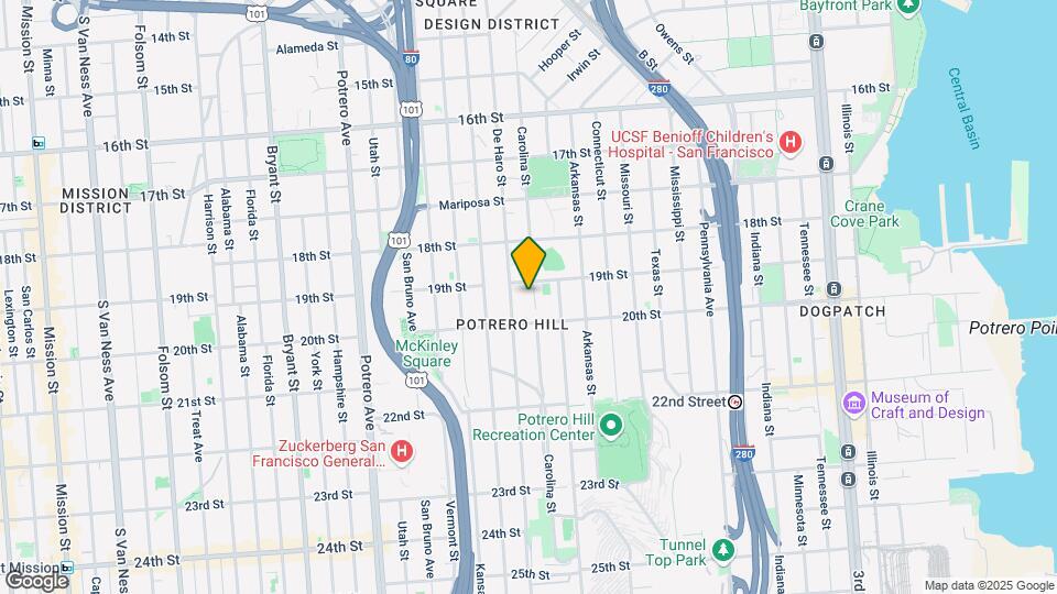 630 Carolina St Map and Location Details
