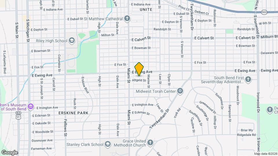 1133 Altgeld St Map and Location Details