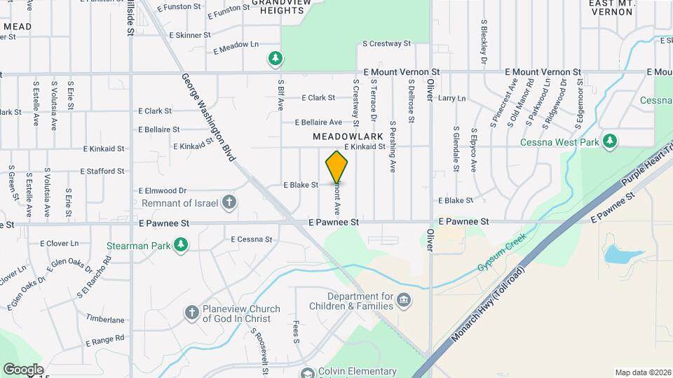 2303 S Belmont St Map and Location Details