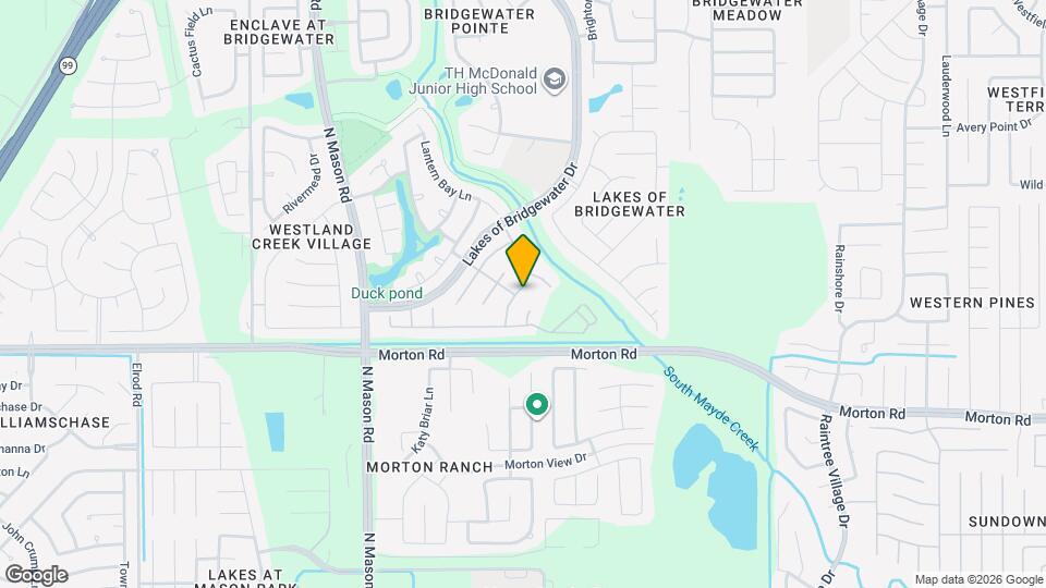 2902 Crestbrook Bend Ln Map and Location Details