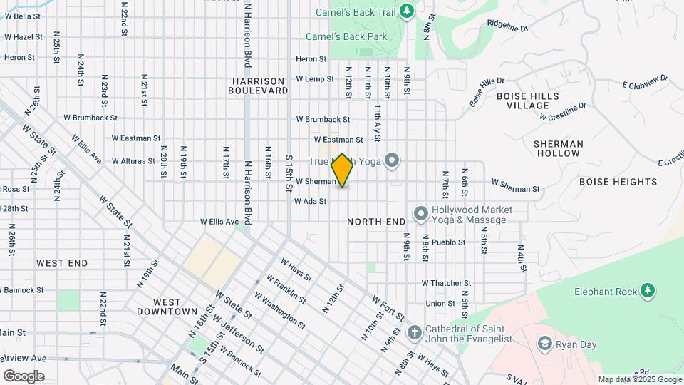 1307 N 12th St Map and Location Details