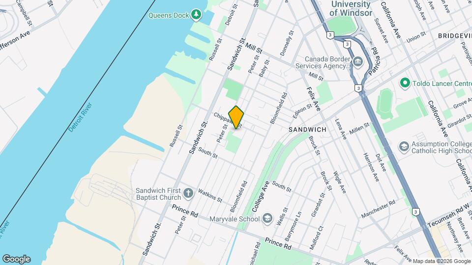 3425 Baby St Map and Location Details