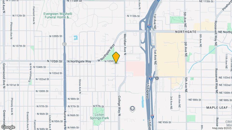 10350 Wallingford Ave N Map and Location Details