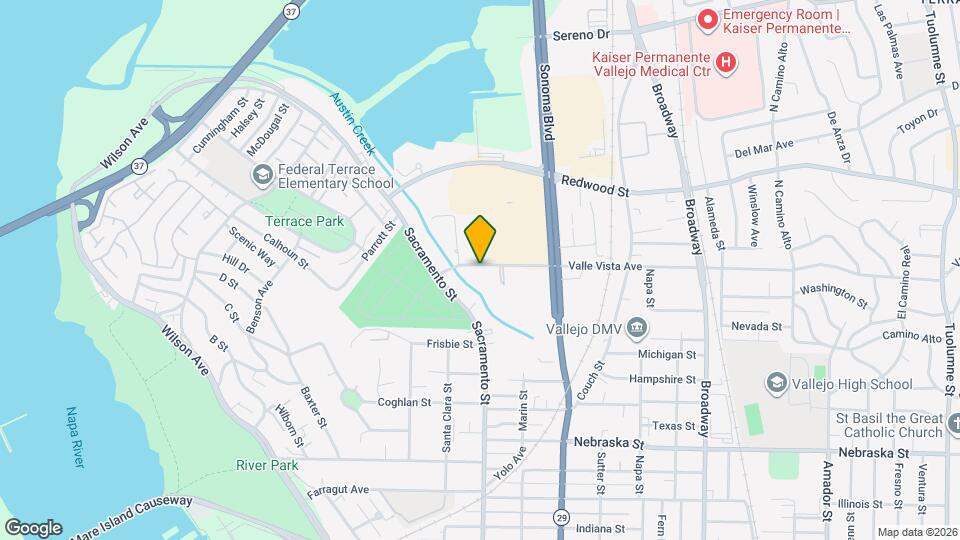 Solano Vista Senior Apartments Map and Location Details