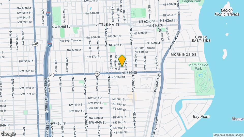 120 NE 55th St Map and Location Details