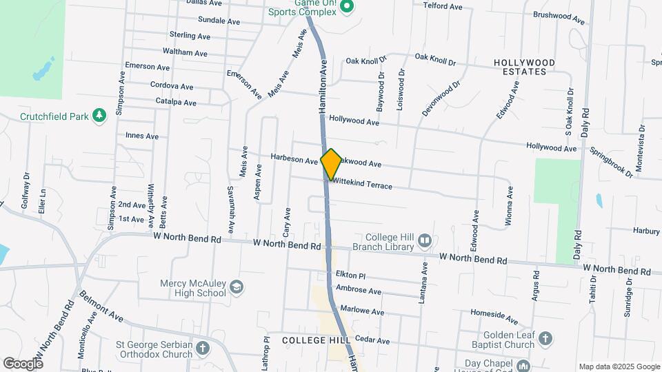 6322 Hamilton Ave Map and Location Details