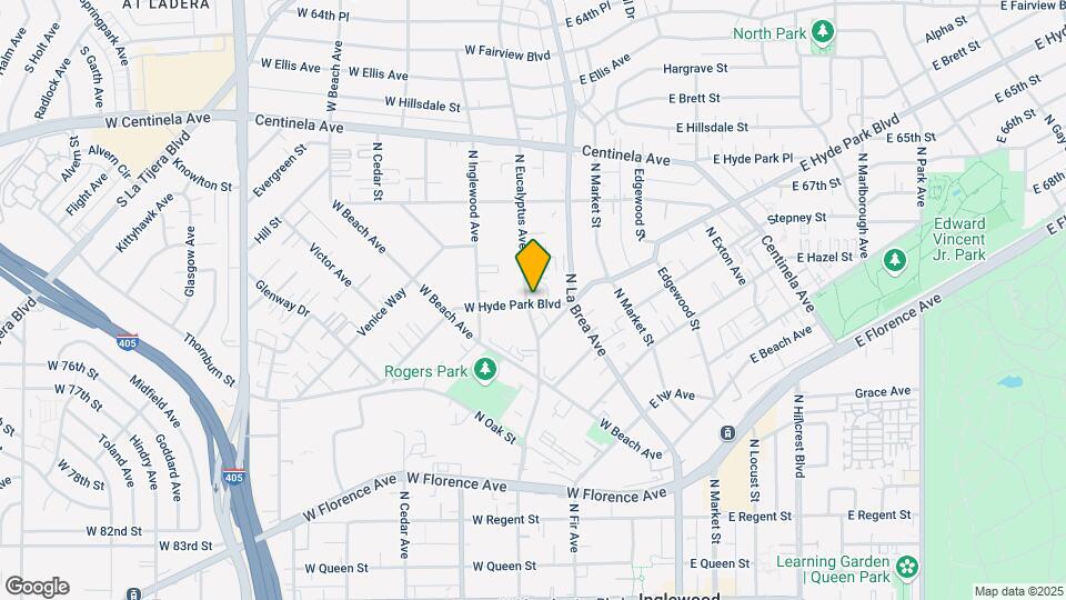 131 W Hyde Park Blvd Map and Location Details