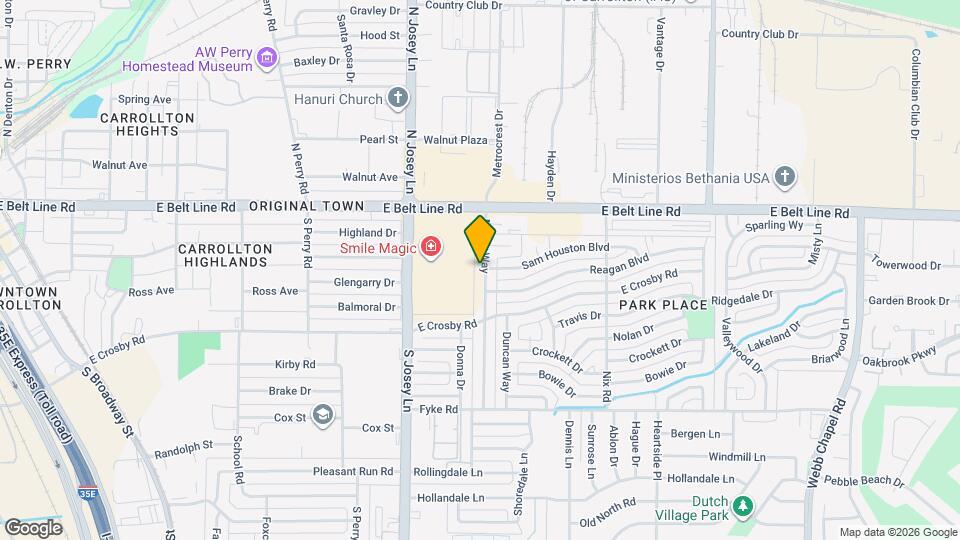 1300 Milam Way Map and Location Details