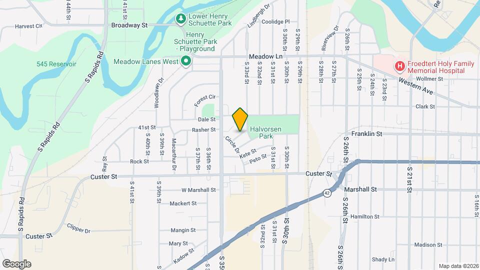 3313-3315 Pompon St Map and Location Details