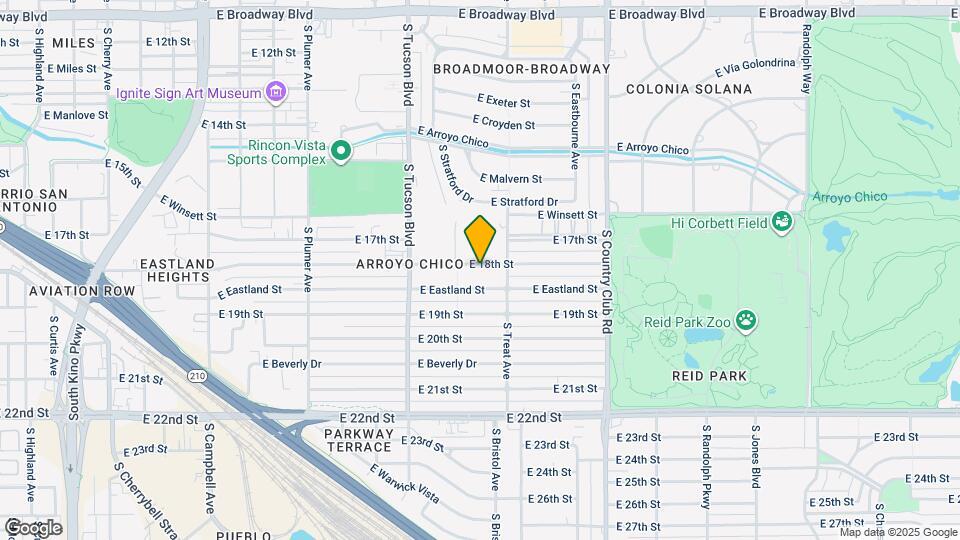 2702 E 18th St Map and Location Details