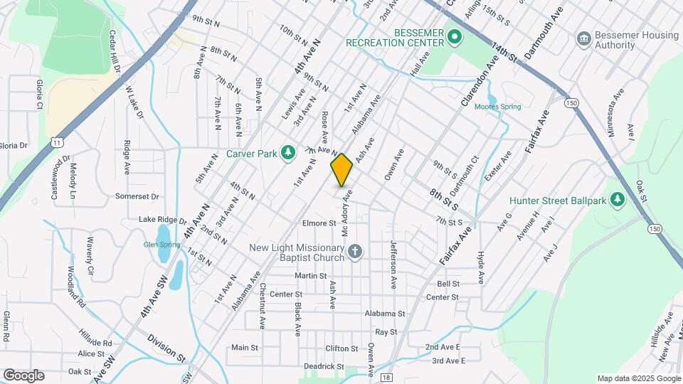 608 McAdory Alley Map and Location Details