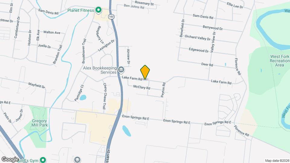 320 Lake Farm Rd Map and Location Details