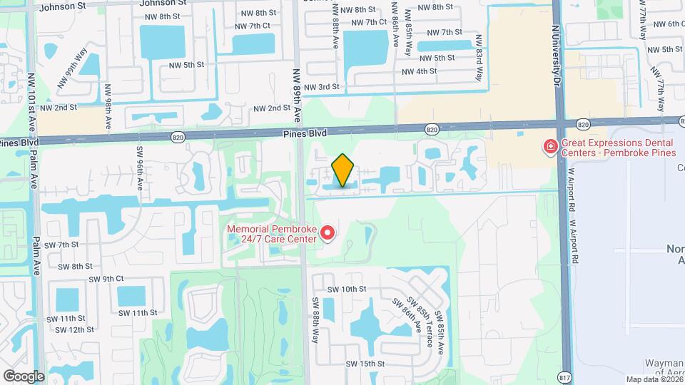 8657 SW 5th St, Unit 201 Map and Location Details