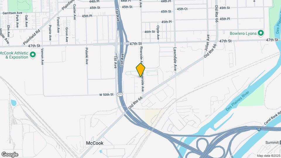 4906 Riverside Dr Map and Location Details