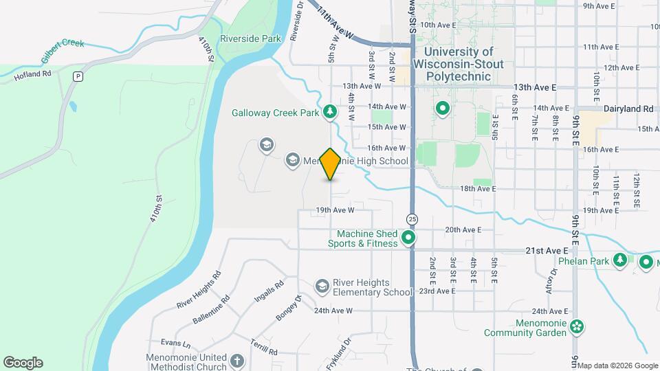 Menomonie Tri-City Country Apartments Map and Location Details