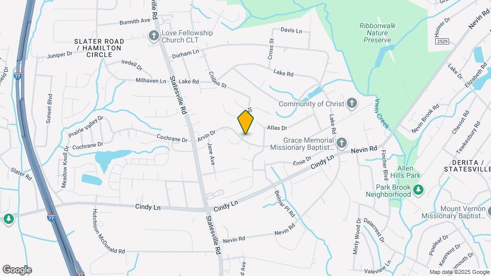 3543 Arvin Dr Map and Location Details