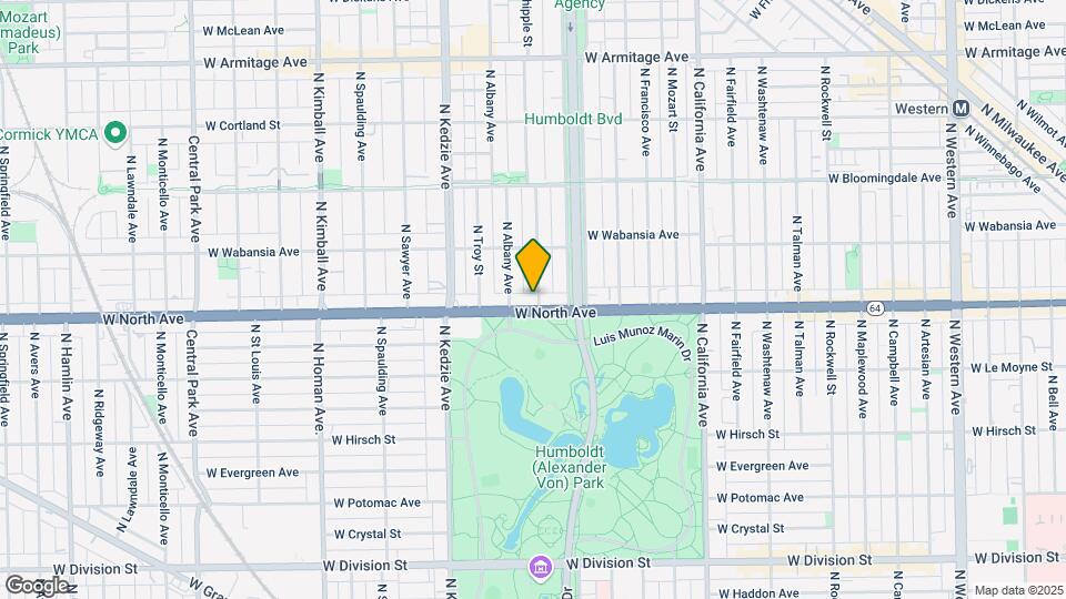3036 W North Ave Map and Location Details