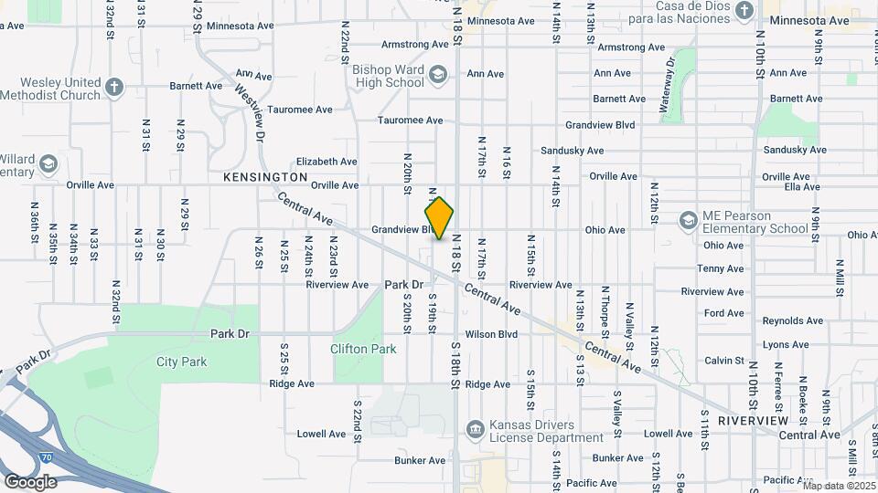 233 N 19 St Map and Location Details