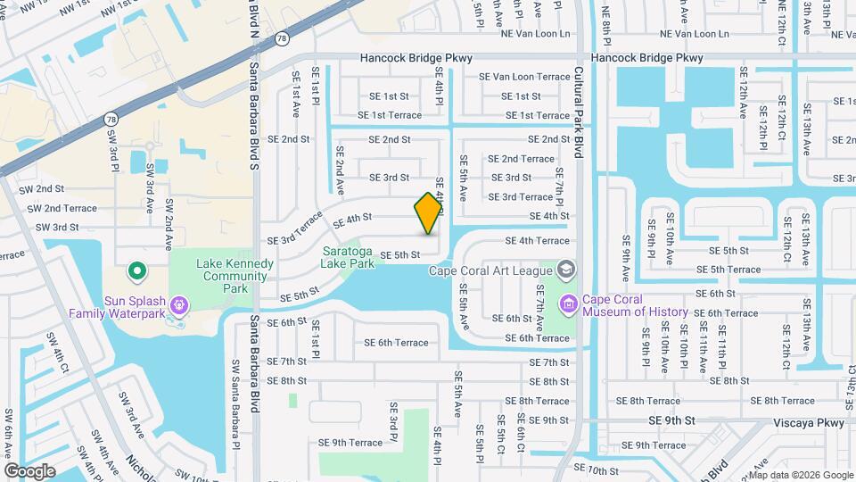 408 SE 4th Terrace Map and Location Details