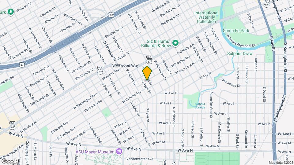 1905 W Twohig Ave Map and Location Details