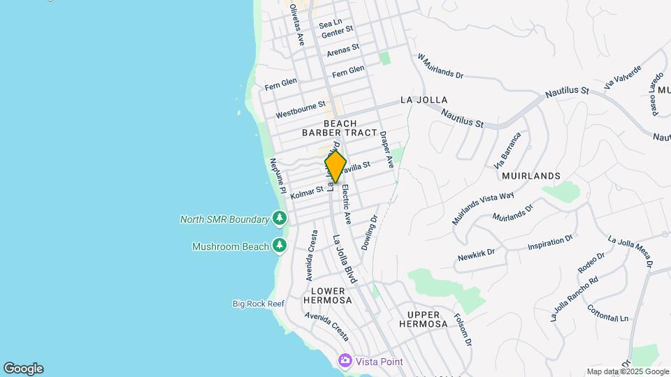 6627-6631 La Jolla Blvd Map and Location Details